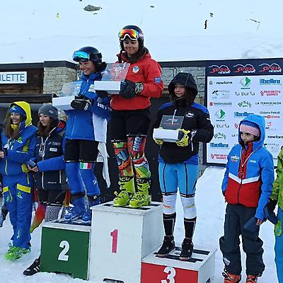 podio_Slalom_Allievi_F_Trofeo Ski Teal Valsesia_Alagna_11_01_2020
