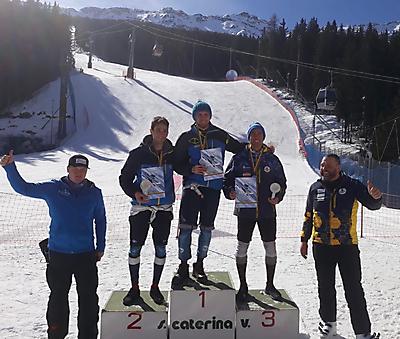 podio_Slalom_FIS_campionati_lituani_Santa Caterina_21_02_2020