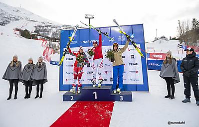 podio_F_Discesa_Mondiali_Juniores_Narvik_07_03_2020_1