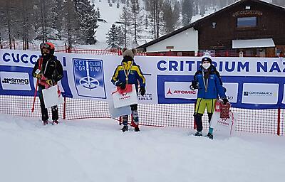 premiazione_Slalom_Crit. Naz Cuccioli 1_F_Cortina_14_03_2021