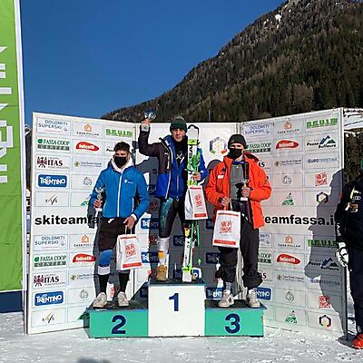 podio_Aspiranti_Slalom_FIS-NJR_Pozza di Fassa_17_12_2021