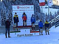 Carlotta Gautero medaglia d'oro nella sprint dei Campionati italiani di Forni Avoltri