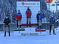 Paolo Barale e Nicola Giordano, oro e argento nella sprint dei Campionati Italiani di Forni Avoltri