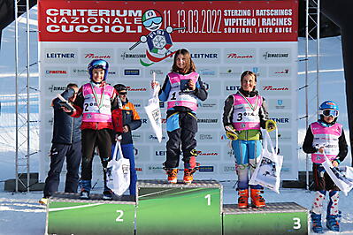 3_podio_F_Slalom_Criterium Nazionale_Cuccioli 1_13_03_2022