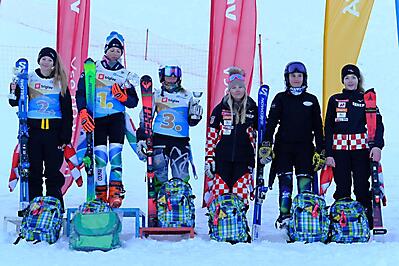 podio_Slalom_Ragazzi_F_Pokal Loka FIS_02_2023