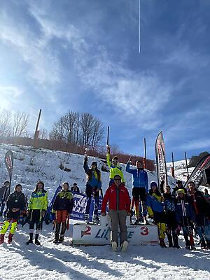 1_podio_Cuccioli_F_Slalom_Trofeo Banco Azzoaglio_Limone_18_02_2024