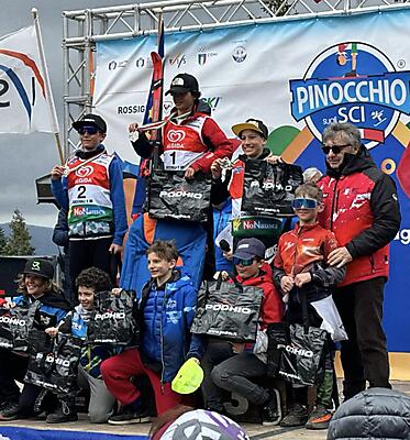 2_podio_Cuccioli 1_M_finali_nazionali_Trofeo Pinocchio_Abetone_23_03_2024