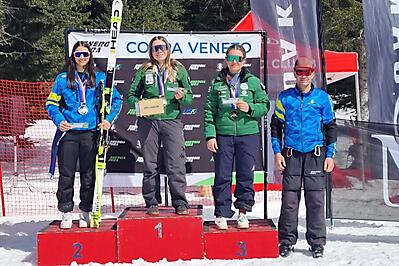 podio_F_Super-G_FIS-NJR_Coppa Veneto_Cortina_04_04_2024