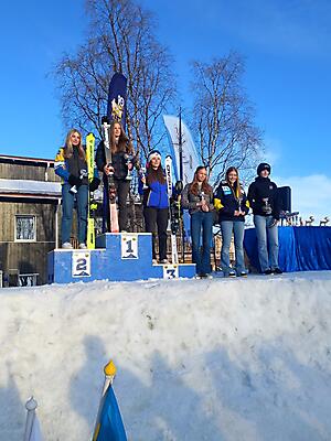 podio_Slalom_Under 16_F_Ingemartrofén_Tärnaby_20_04_2024