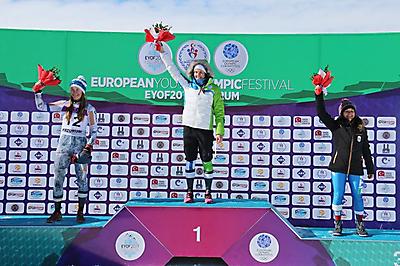 podio_Slalom_F_EYOF_Erzurum_15_02_2017