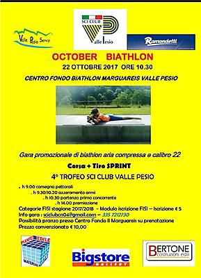 October Biathlon Chiusa Pesio