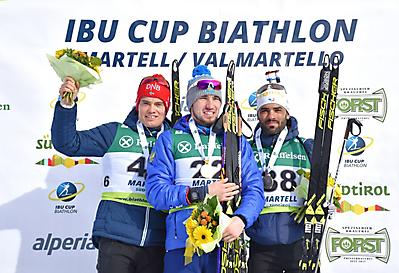 podio_Sprint_M_IBU Cup_Val Martello_02_02_2018