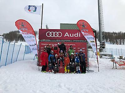 podio_Slalom Ragazzi F_Alpe Cimbra_Sestriere_17_02_2018
