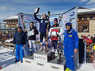 podio_Gigante_FIS_Passo San Pellegrino_08_03_2018
