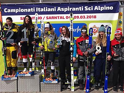 podio_Discesa_C.I.Asp. F_Sarentino_09_03_2018_1