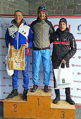 podio_Seniores_M_Cp. Italia biathlon_Brusson_11_03_2018