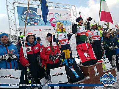 podio_Gigante_Allievi_F_Trofeo Pinocchio_21_03_2018