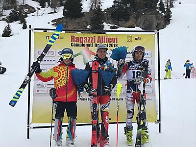 podio_Slalom C.I. Allievi_Falcade_26_03_2018_1