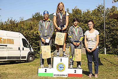podio_Seniores F_Tr. Valle-Ridella_Bobbio_23_09_2018