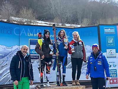 podio_Aspiranti_Slalom_F_Campionati Italiani Giovani_Campo Felice_06_03_2019_1