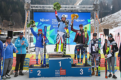 podio_Slalom_Coppa Europa_Folgaria_17_03_2019