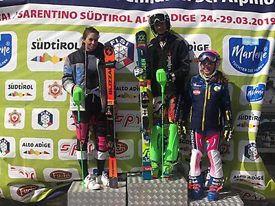 podio_F_Slalom_C.I. Ragazzi_Sarentino_27_03_2019