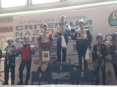 podio_Slalom_Criterium Nazionale_Cuccioli_1_M_Sestriere_07_04_2019
