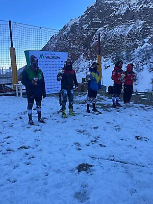 premiazione_Gigante_Allievi_M_Tr. Ski Team Valsesia Effeti Impianti_Alagna_16_01_2022