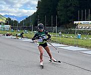 Matilde Giordano vince nella Short Individual dei Campionati Italiani estivi in Val Martello. Credit Fondo Italia