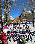 Fondisti dello sci club Valle Ellero a Chiappera