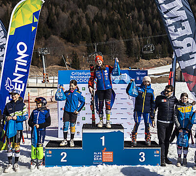 6_podio_Slalom_F_Criterium Nazionale Cuccioli 2_Folgaria_18_03_2023